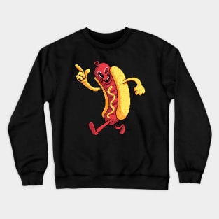 Pixelated Hot Dog! Crewneck Sweatshirt